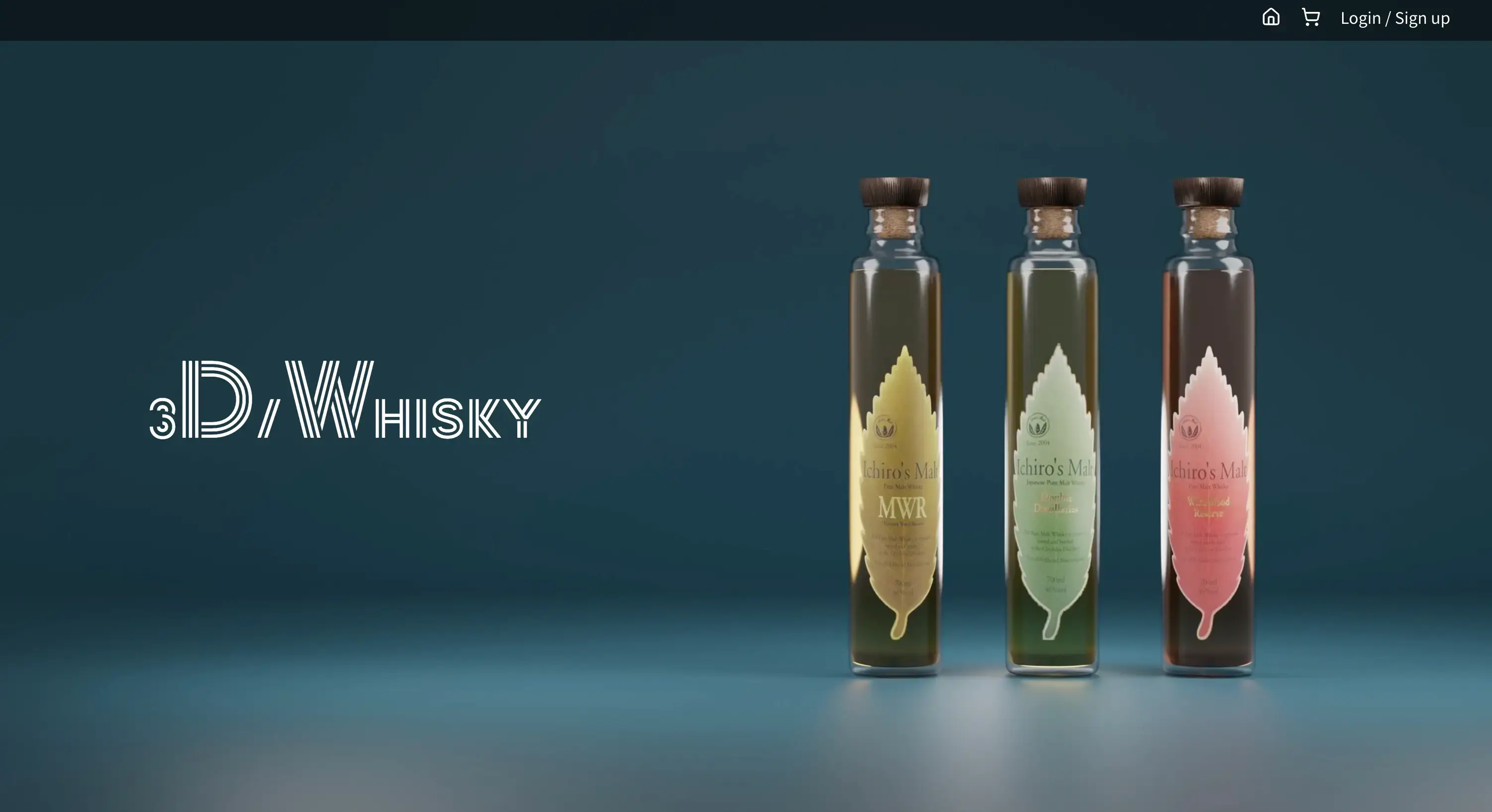 3D Whisky E-commerce